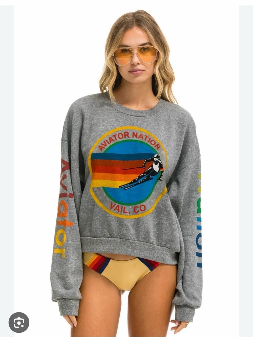 Aviator Nation *MIAMI* Relaxed Crew Sweatshirt